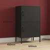 Yuanzu Nordic Modern Wrought Iron Double Door Sideboard