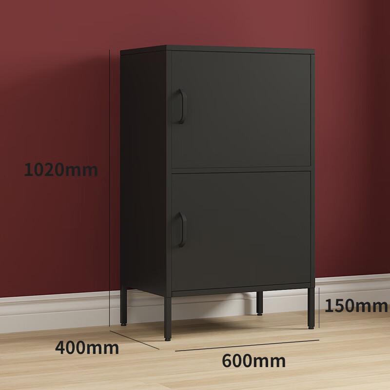 Yuanzu Nordic Modern Wrought Iron Double Door Sideboard