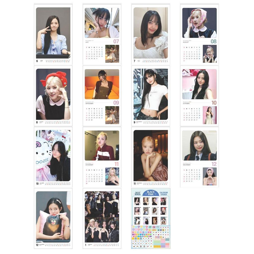 2025 Wall Calendar Wall [K-STAR Calendar] (BLACK PINK)