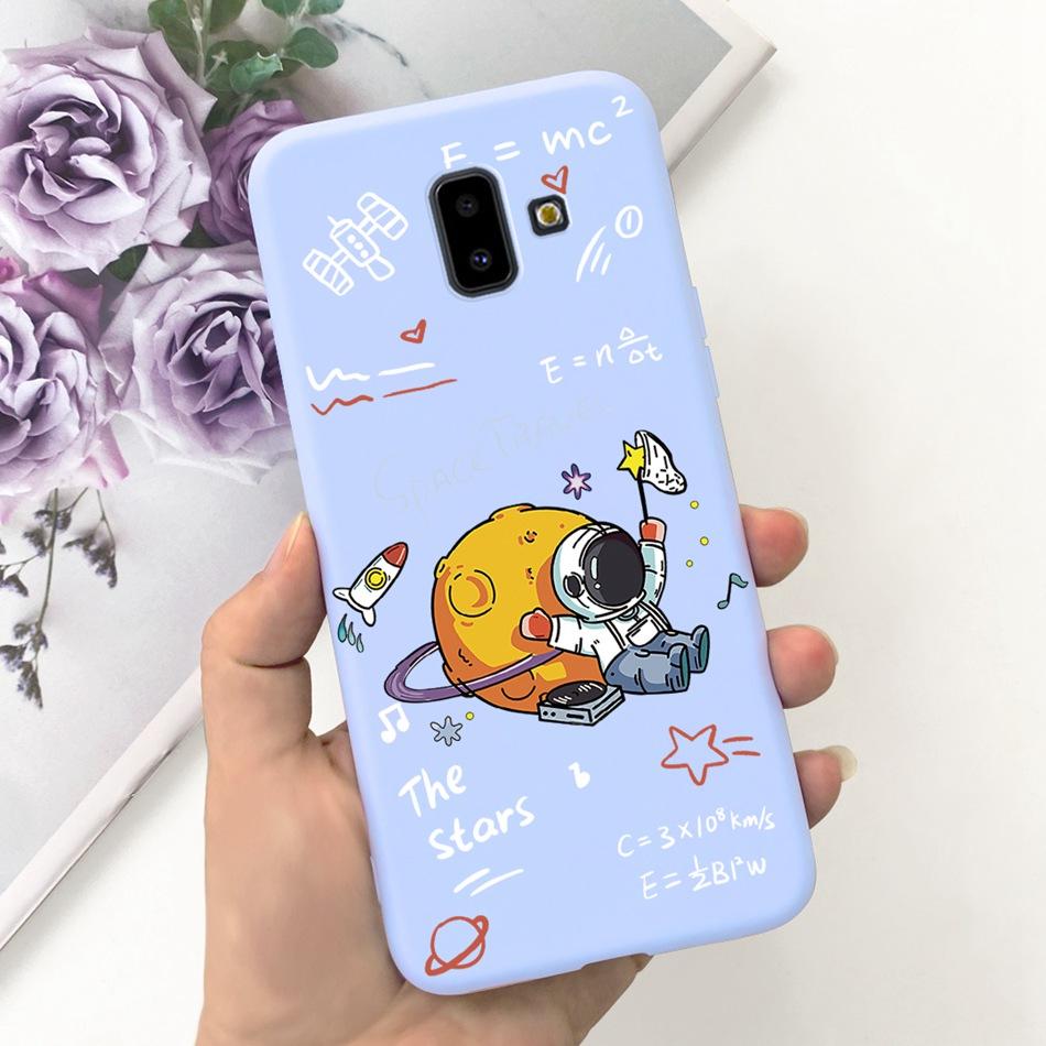 Чехол для Samsung Galaxy J6 Plus 2018 Samsung J6 (2018) J6+ J 6 J6Plus J610F J600G Милый Конфетный Цвет Мягкий Силиконовый Задний Чехол для Телефона