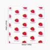 50Pcs Food Grade Baking Wax Paper Strawberry & Floral Patterned Paper Squares Non-Stick Cake Burger Chips Wrapping Papers