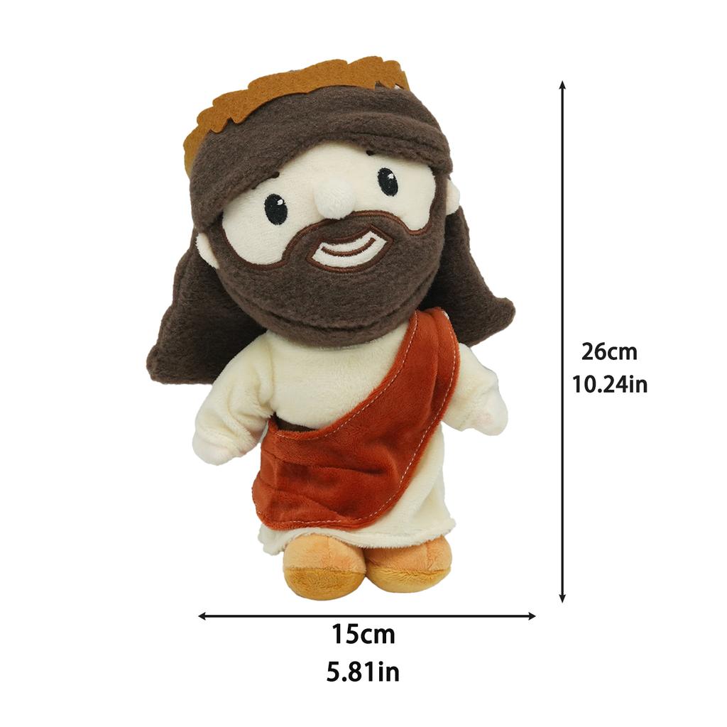 TreasuringU New Jesus Plush Doll Cartoon Mary Stuffed Toy Soft Arabians Plushie Home Decor Children's Day Gift