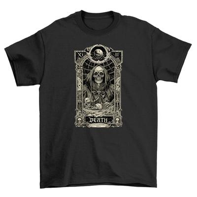 Gothic_73 Tarot Card T-shirt Channeling Mystical Vibes Unisex Printed Design