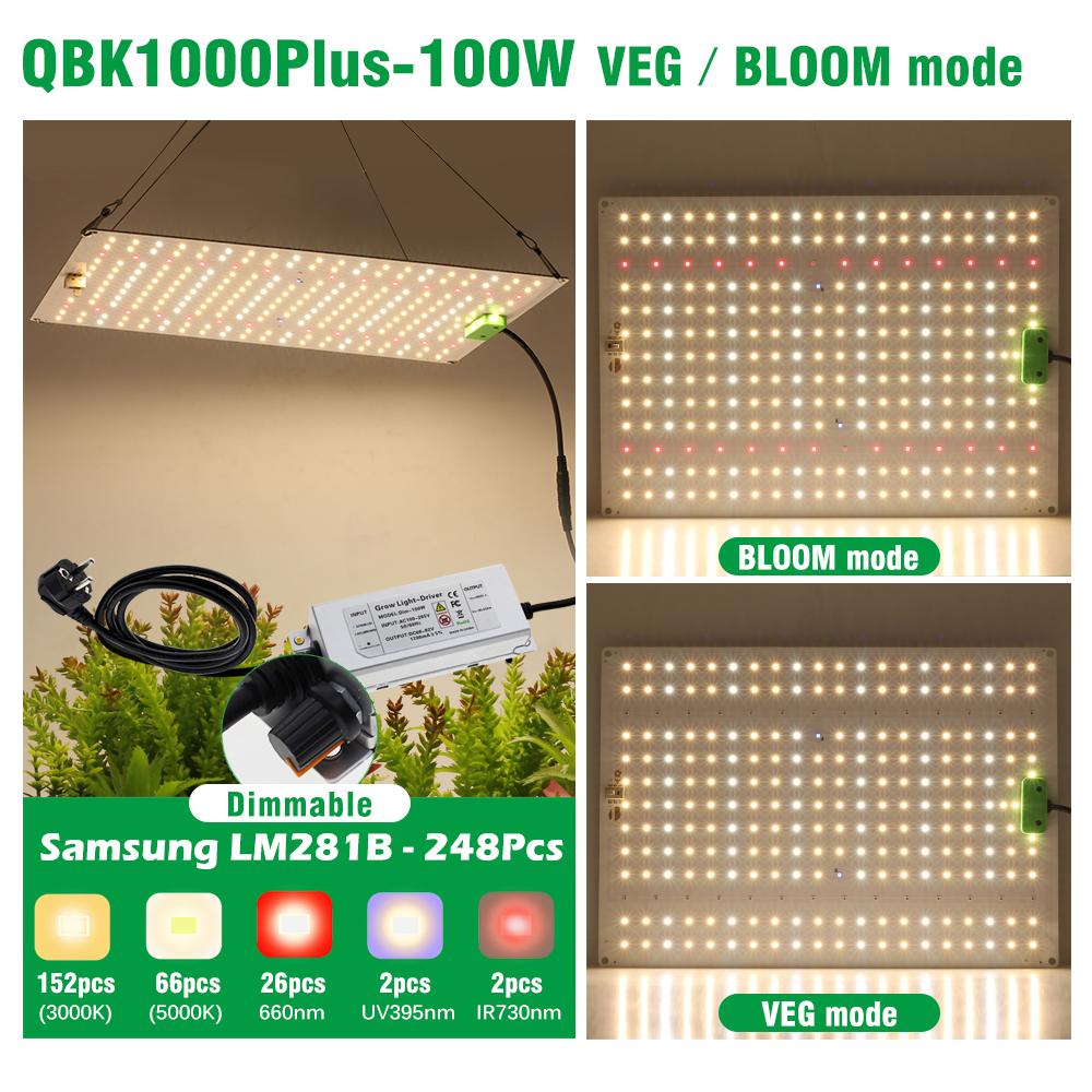 Светодиодный светильник для выращивания растений 24 Вт 45 Вт 65 Вт 85 Вт 100 Вт 120 Вт 150 Вт