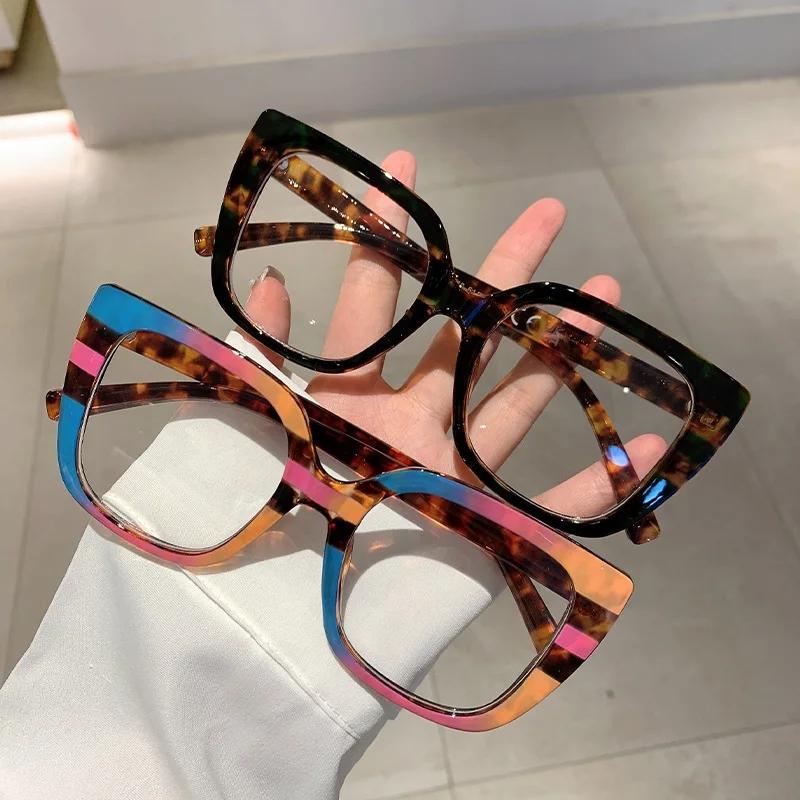 New Fashion Vintage Anti Blue Light Cat Eye Sexy Ladies Glasses UV400 Casual Computer Glasses Fashion Gradient Shades