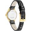 Женские часы CITIZEN, CITIZEN COLLECTION EM0932-10A, С солнечным питанием Eco-Drive, Кожа коровы, Черный, Желтое золото