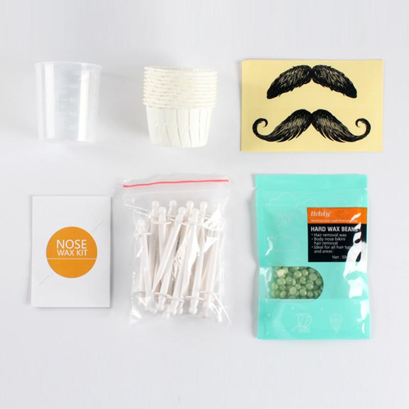 Набор для удаления волос из носа и ушей с помощью восковых палочек. Многофункциональный, безопасный и быстрый набор для удаления волос из ноздрей.