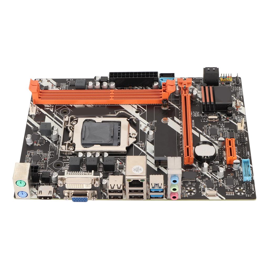 Материнская плата для настольного компьютера B75 G LGA 1155 Socket 2 DDR3 PCIe 16X SATA3.0 4Pin 24Pin Power VGA DVI HD