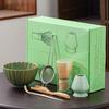 6Pcs/Set Ceramic Japanese Matcha Set Reusable Bamboo Matcha Whisk Scoop and Holder Matcha Bowl Home Tea-making Accessories New