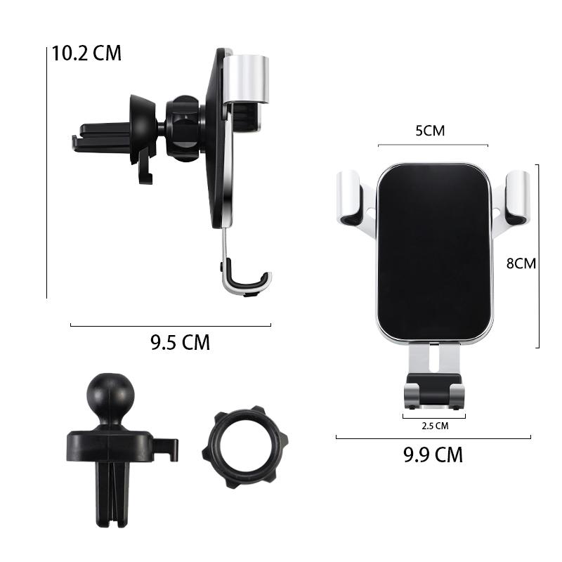 ABS Car Phone Holder 360 Rotation Gravity Auto Grip Bracket For Mitsubishi Lancer Ralliart ASX Mirage Pajero Xpander Attrage