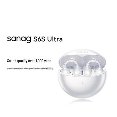 Беспроводные Bluetooth-наушники-клипсы SANAG S6S Ultra AI