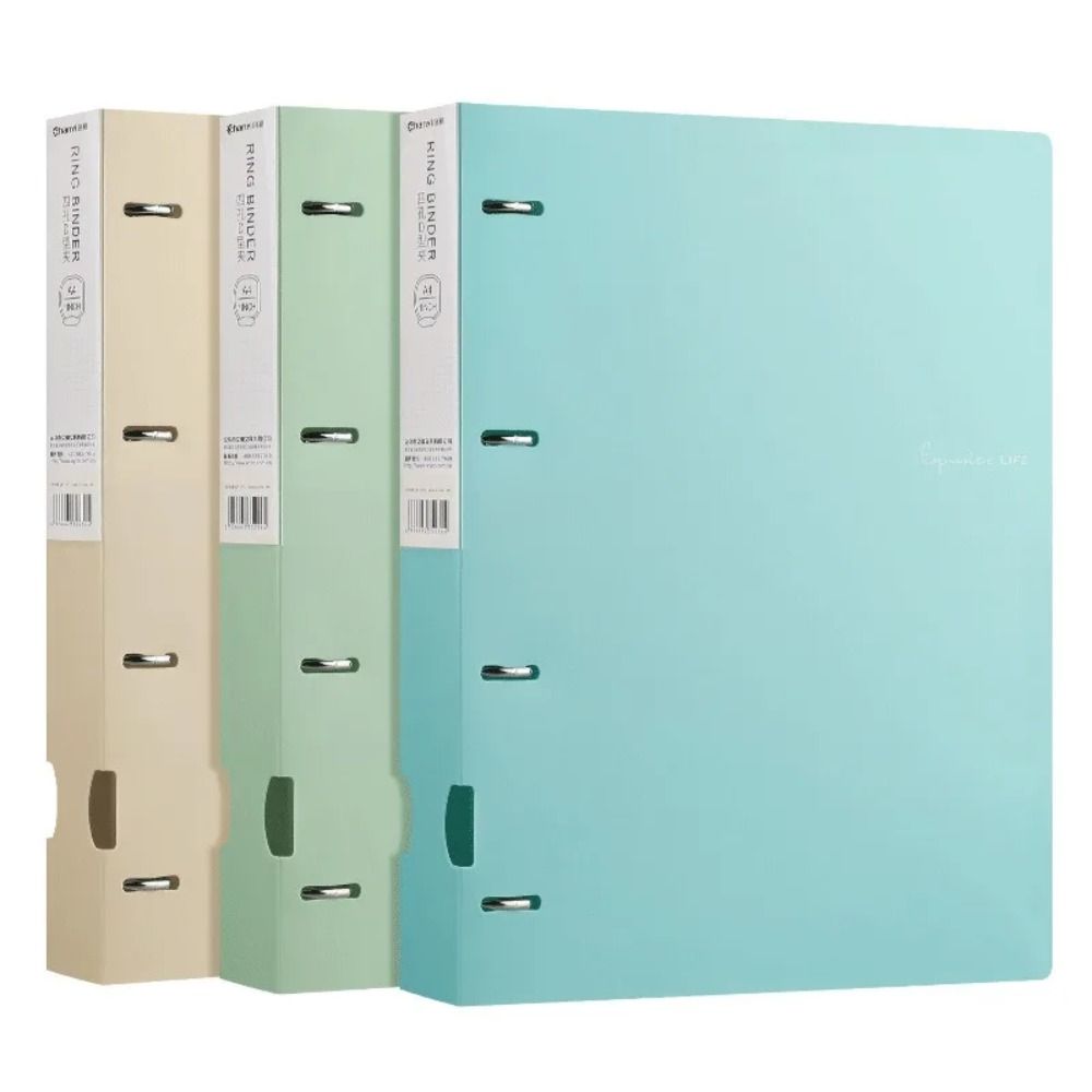 Waterproof A4 File Display Document Storage Loose-leaf Folder Binder Folders  Student Children