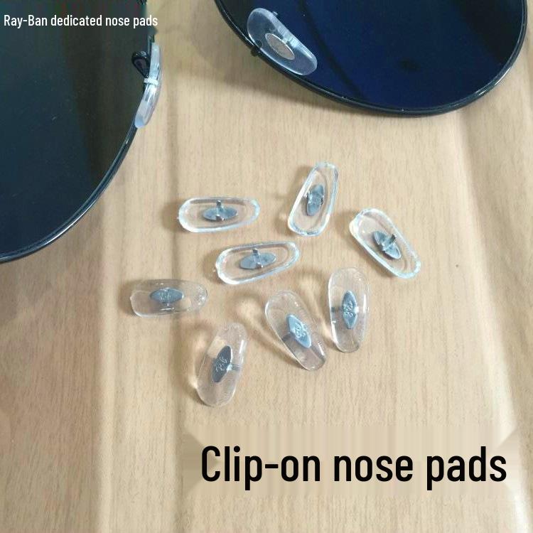 RB Sunglasses Nose Pads 3025/3026 Clip-On Metal Core Accessories