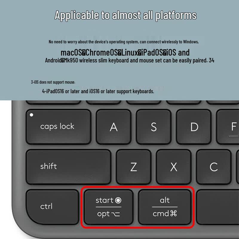 Беспроводная двухрежимная клавиатура Logitech K950