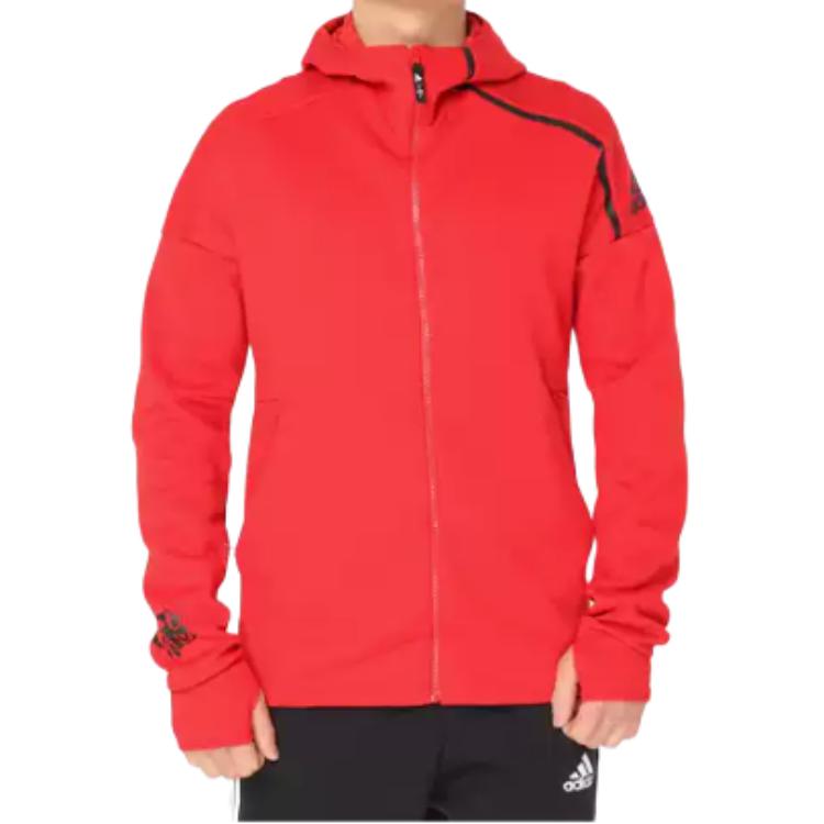 adidas Куртки Мужские Красные С капюшоном Умеренные Другое EA2105