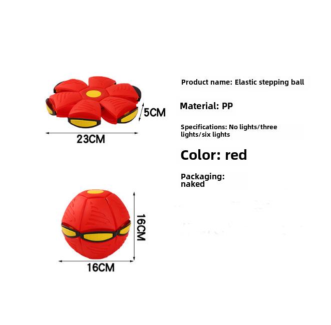 Светящийся эластичный прыгающий мяч: Детская игрушка-шаг для обучения и развлечений на открытом воздухе
