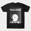 Футболка с мемом Сержант Шульц «Я ничего не знаю» для мужчин и женщин 100% хлопок Футболки Топы с коротким рукавом 1103-3