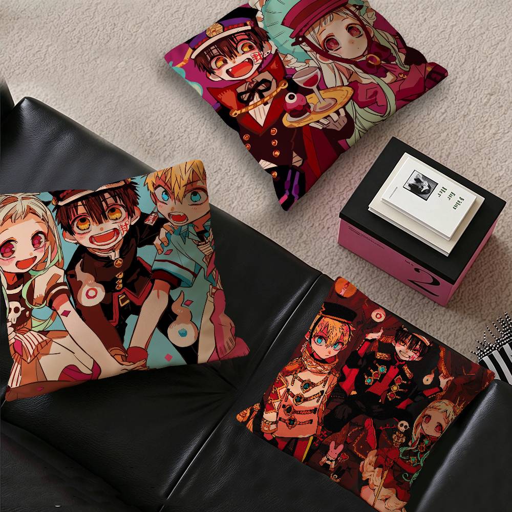 Toilet BBound HHanako Kun Cushion Cover Pillow Cover Decor Pillowcase Printed Cushion Case for Couch