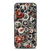 Mechanical Gear Pattern Phone Case Cover for iPhone 17 16 15 14 13 12 11 Pro Max 17 Air Plus Shockproof Soft TPU Shell Funda Bag