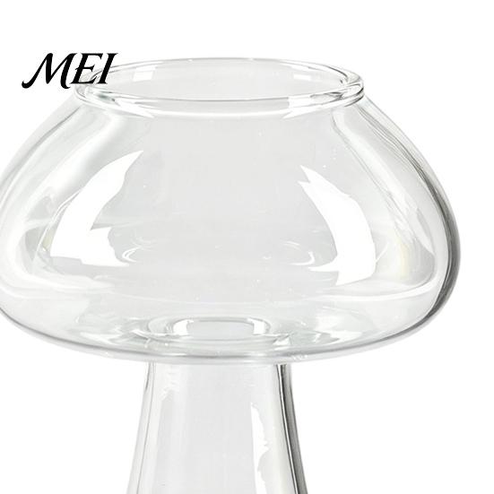 KTV Drinkware Mushroom Cocktail Glass Cup, Creative Clear Wine Glasses, Sparkling Drink Cute Coffee Cups, Novelty Bar Tool Heat Resistant