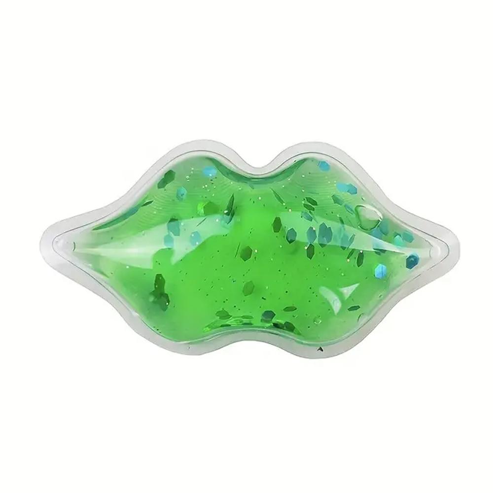 Lip and Eye Ice Pack for Injuries Gel Ice Pack Hot and Cold Compres Reduce Pain and Swelling Eye Relax Anti-Aging Lip Care Pad