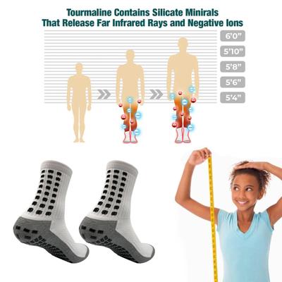 PeakGrowth Укрепляющие турмалиновые носки в дальнем инфракрасном диапазоне Дышащие повышающие носки с ионами титана Турмалиновые оздоровительные носки для зимы на открытом воздухе