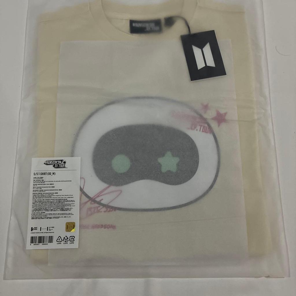 [USED] Korea Tour BTS RUNSEOKJIN Wootteo T-shirt M