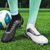 31-48 Мужские/женские футбольные бутсы. Высококачественные большие кожаные высокоэластичные носки, футбольные тренировочные бутсы с длинными ногтями из искусственного газона.
