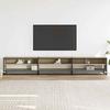 VidaXL Meuble TV chêne sonoma 270x40x46 cm bois d'ingénierie, support TV, buffet TV, meuble multimédia, banc TV, meuble 3300811