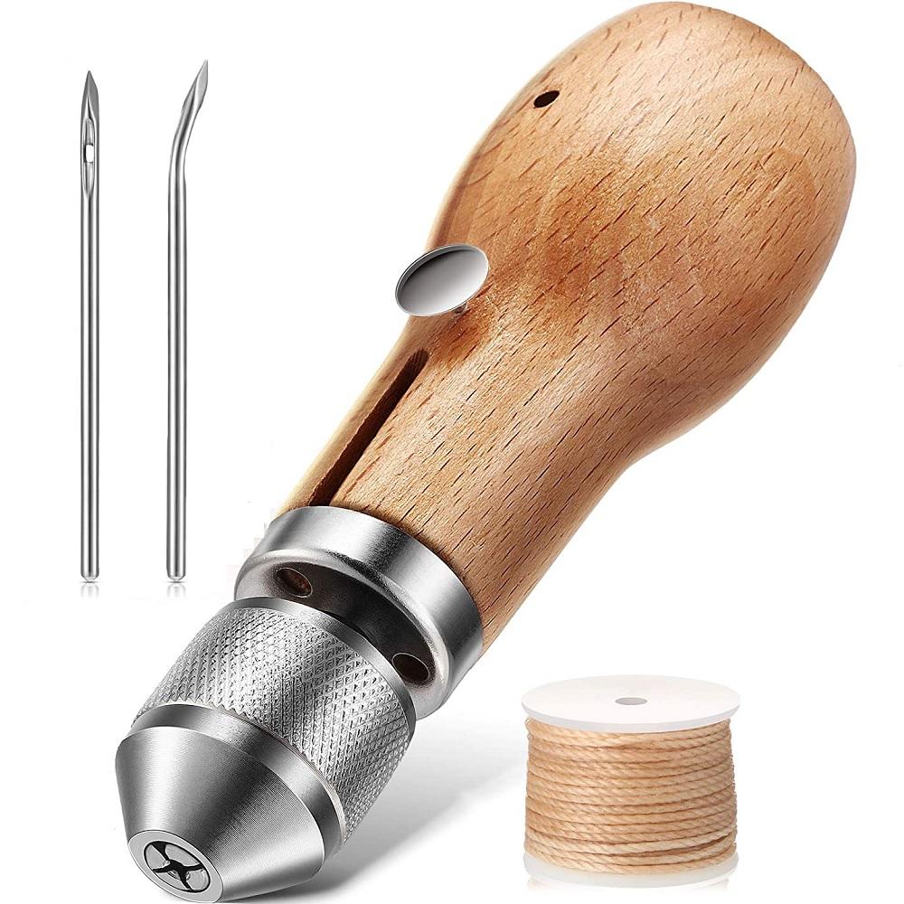 Leather Sail Canvas Speedy Stitcher Professional DIY Sewing Awl Repair Tool Kit