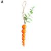 Пасхальные деревянные бусины-морковки, деревянная подвеска, весеннее украшение для дома, вечеринки на день рождения, новоселье