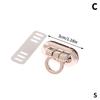 Metal Clasp Turn Lock Oval Metal Clasp Twist Lock For Diy Handbag Craft Bag Purse Bags Hardware Bag Accessory