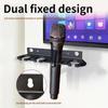 Shockproof Wall Mount Holder for Various Models Microphones Storage Organizers Holds 2/4/6/8 Microphone for Mic Stand