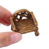 Garden DIY Craft Resin Bench Miniature Park Seat Ornaments Furniture Figurines Lawn Chairs Set