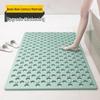 New Odorless Anti-Slip Bathtub Mat with Suction Cups and Multi-Hole Drainage