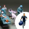 Фигурки масштаба 1/64 Диорама Фигурка Мини-коллекция Реквизит для сцены Крошечные люди Фигурка Реалистичная для