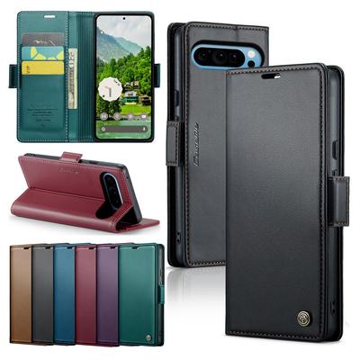 Кожаный чехол-книжка с RFID-защитой и подставкой для Google Pixel 7 8 9 Pro XL 7a 8a 9pro, чехол-обложка, кармашек для карт, задняя крышка