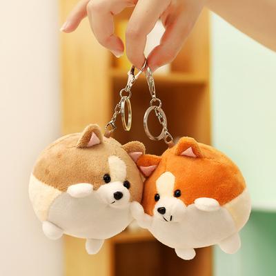 Милый милый щенок собака Сиба-ину маленькая подвеска плюшевая игрушка кукла корги брелок для сумки девочки тряпичная кукла