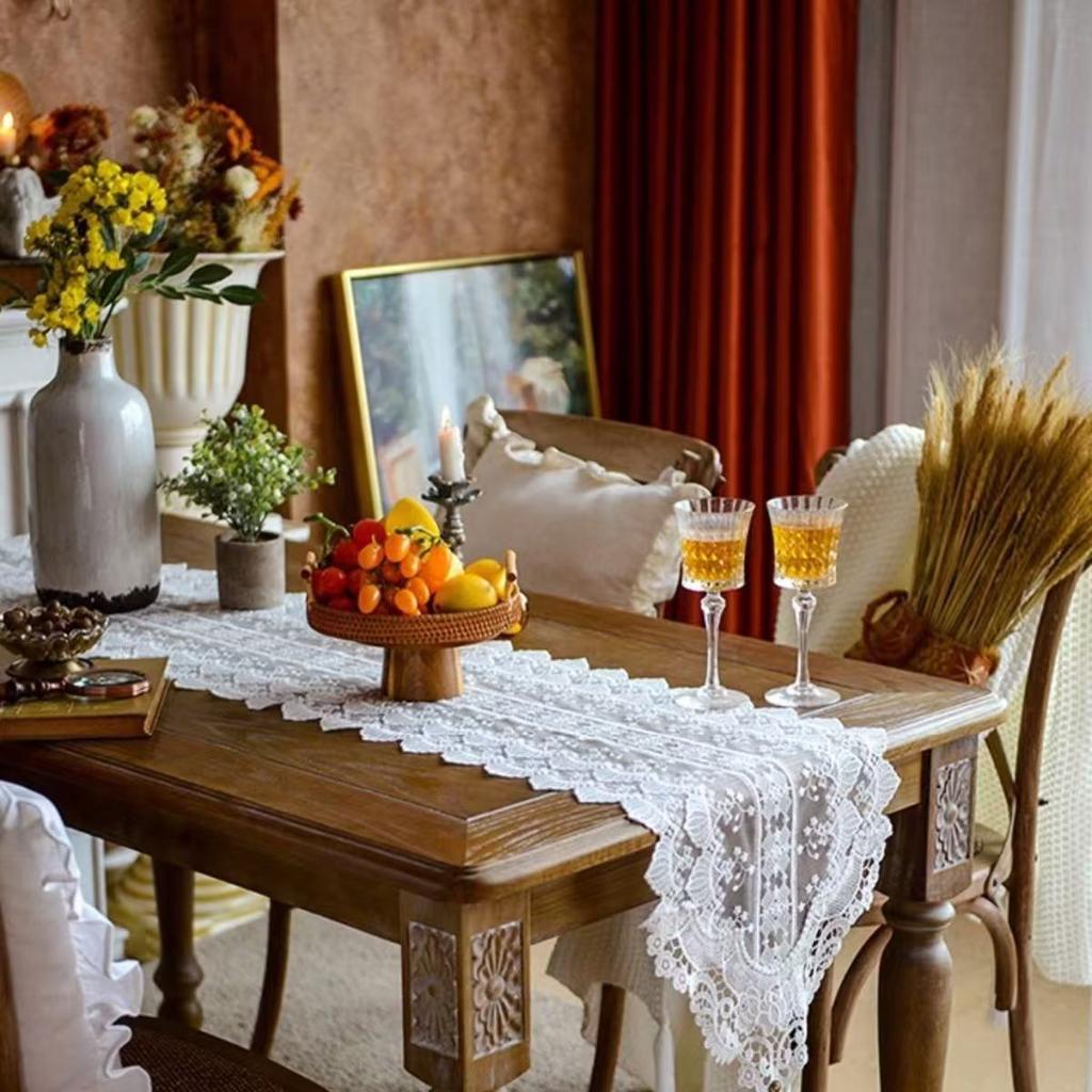 Кружевной флаг для стола Европейский чехол для тумбы под телевизор Ткань Американский флаг для стола Полотенце Длинная скатерть Декоративное полотенце Флаг для журнального столика