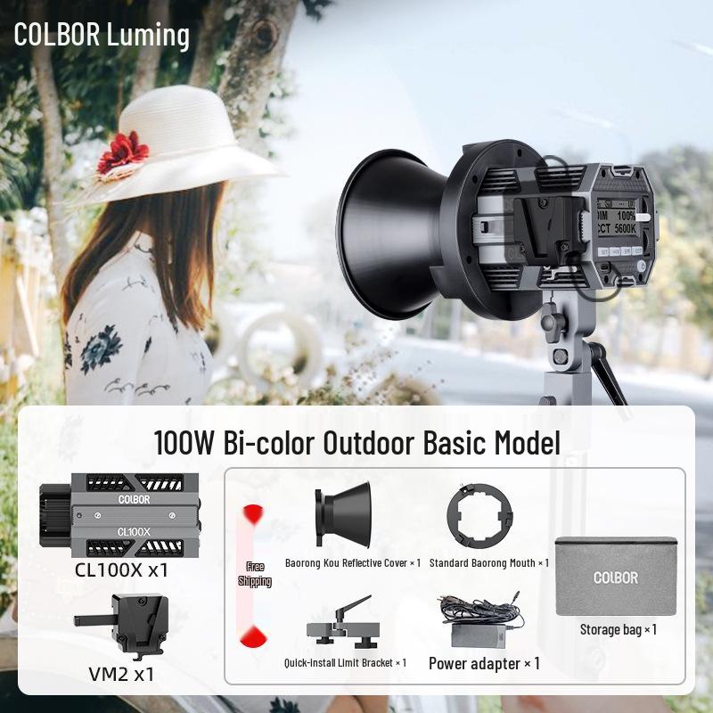 8Colbor CL100X Двухцветный светодиодный фото свет для студийного видео