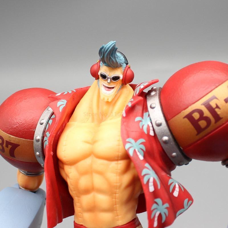 Аниме One Piece Фигурка Фрэнки GK Соломенная Шляпа Пираты Статуя ПВХ Фигурка Коллекция Модель Игрушка Кукла Подарок