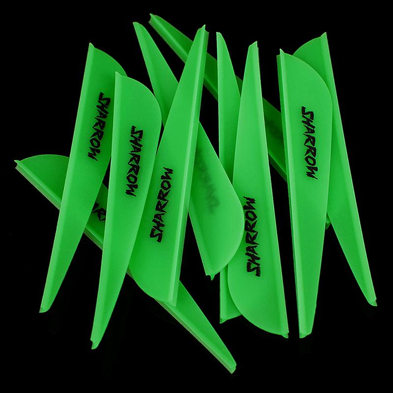 50 шт. 3 дюйма Перья для стрел для стрельбы из лука, резиновые лопасти для оперения для алюминиевых, стекловолоконных, карбоновых древков стрел, аксессуары