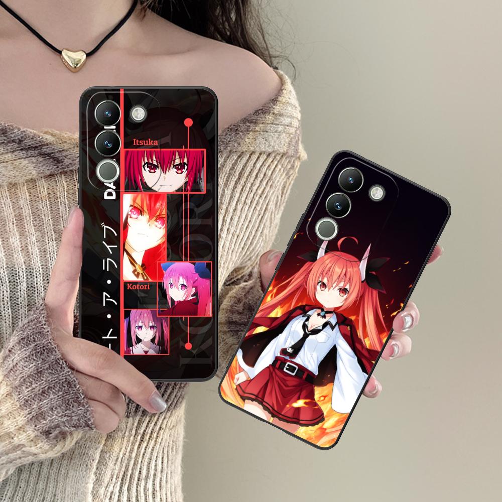 Чехол для мобильного телефона из ТПУ Date a Live Котори Ицука для VIVO Y77 76 75 74 73 72 58 56 55 51 50 38 36 Y19 Y18 Y03 Y01 5G