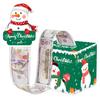 Christmas Snowman Decor Gift Money Box With Paper Material For Holiday Party Atmosphere