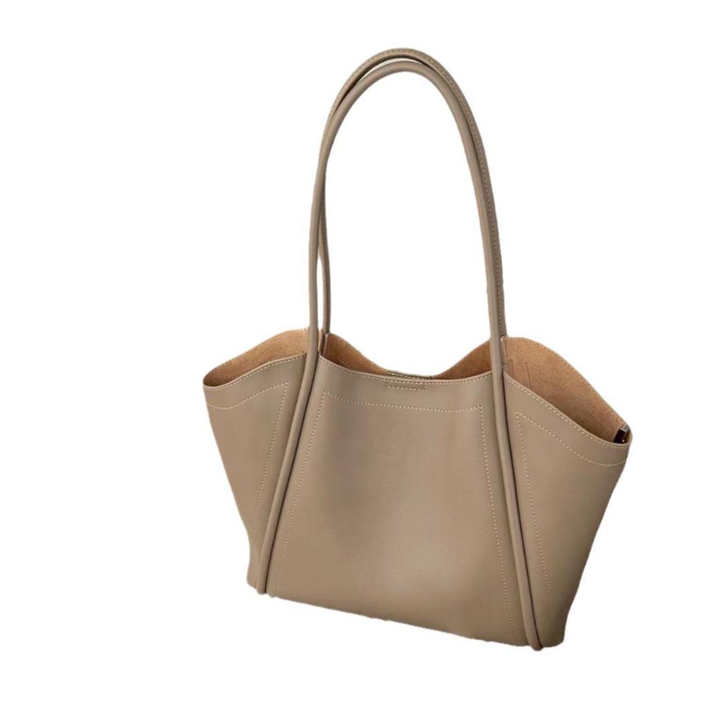 2025 Женская большая дизайнерская сумка из мягкой кожи, вместительная сумка через плечо из коровьей кожи