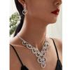 Fashion Jewelry Set Necklace Earrings For Women Ladies