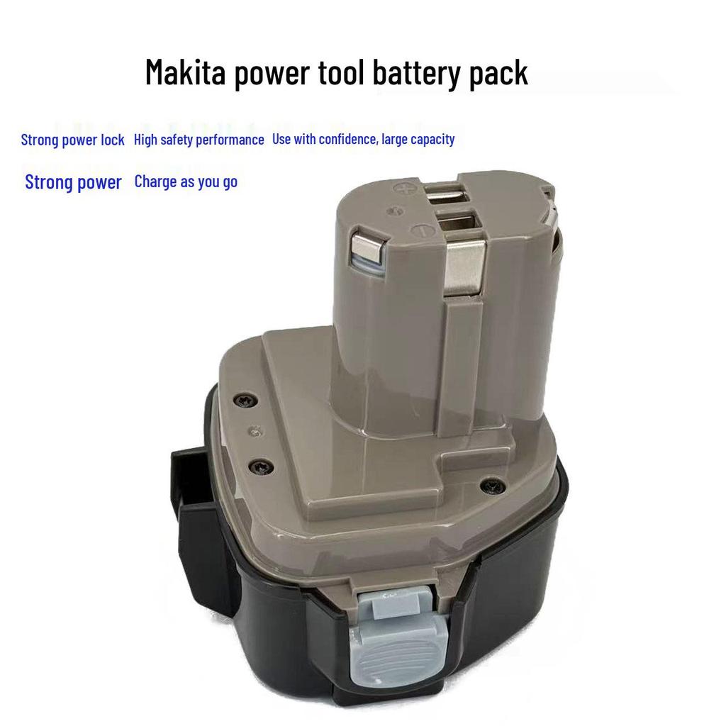 Совместим с 12-вольтовыми электроинструментами Makita 6313A 1220 6918DWF 1201A Ni-Cd аккумулятором