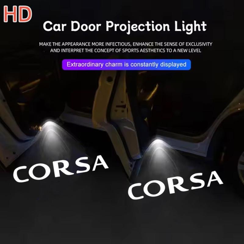 LED Car Door Welcome Shadow Logo Light Laser Projector Ghost Lamp For Opel Insigni Astra J G K B Corsa Zafira B Mokka Vivaro