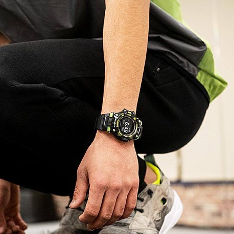 Casio G-SHOCK Series Fashionable Street Cool Advanced Bluetooth Smart Connection Outdoor Recommendation Quartz Movement Resin Strap GBD-100SM-1PRD
