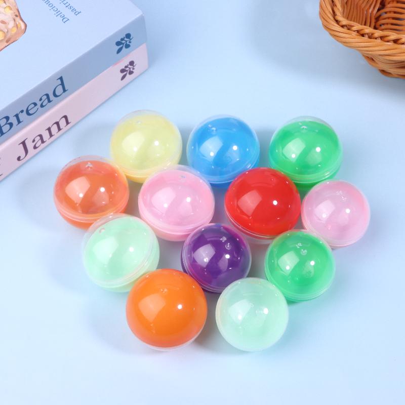 50PCS DIY Hollow Balls Plastic Ball Fillable Bauble Ornaments Home Party Gifts Box Decor Wedding Party Gifts